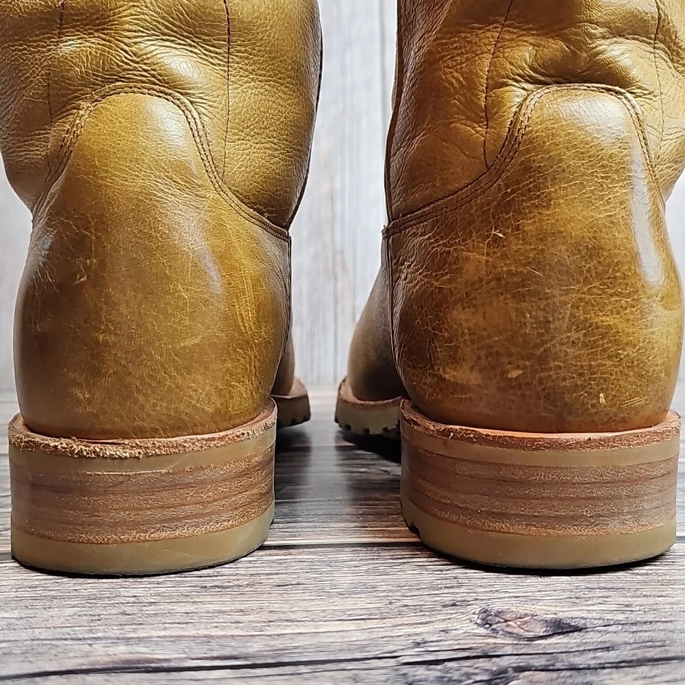 TACOVAS THE STOCKTON BISON ROPER STYLE WESTERN BOOT